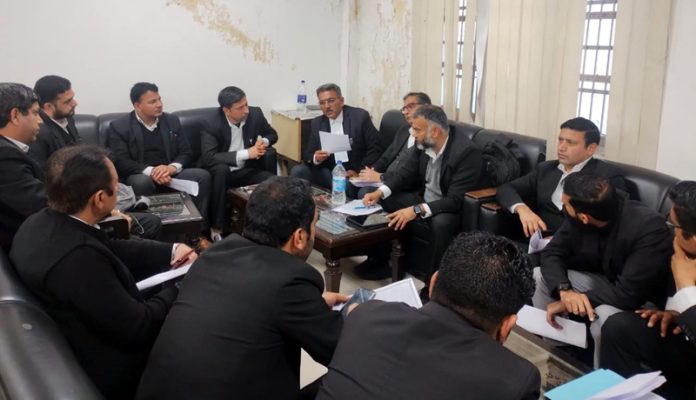 RAAG activists at a meeting in Jammu on Friday.