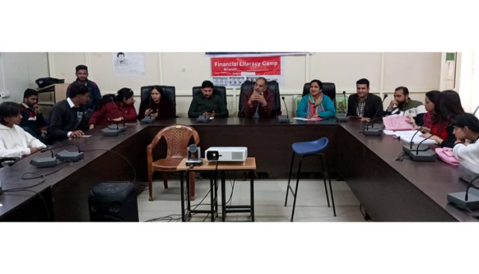 Principal GDC Marh chairing a prog on Tuesday.