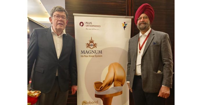 Dr Prof M Wagner along with Dr Avtar Singh during a workshop held at Pune on Wednesday.