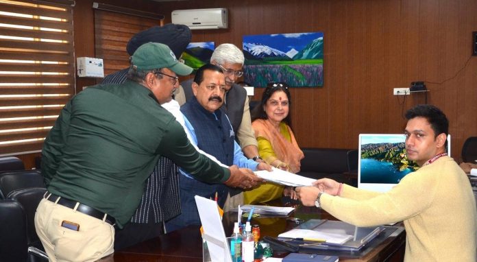 Jitendra Singh Files Nomination From Jammu And Kashmir's Udhampur-Kathua Seat