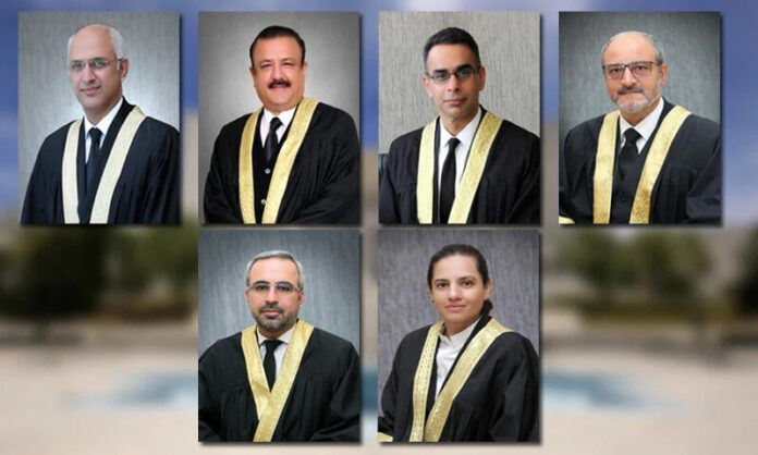 Six Pak High Court Judges Allege Intelligence Agencies' Interference In Judicial Matters Six Pak High Court Judges Allege Intelligence Agencies' Interference In Judicial Matters