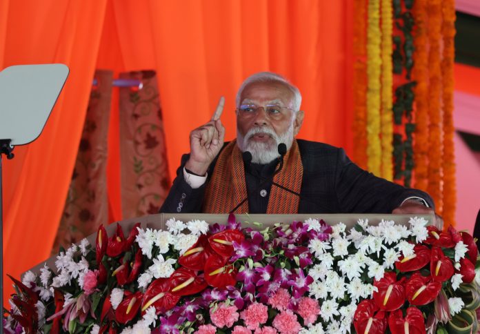 Jammu And Kashmir Is The Crown Of India, Says PM Modi During Srinagar Rally Jammu And Kashmir Is The Crown Of India, Says PM Modi During Srinagar Rally