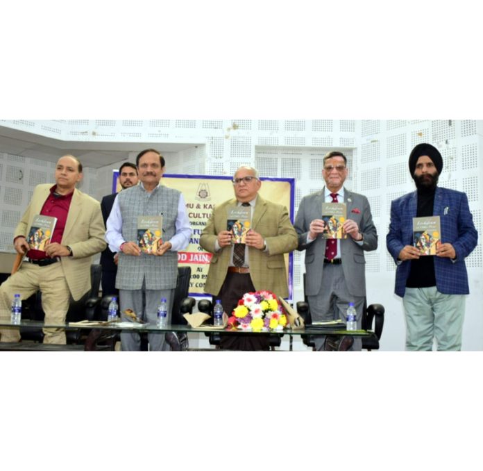 Advisor Rajeev Rai Bhatnagar releasing Pramod Jain's book at Jammu on Thursday. Advisor Rajeev Rai Bhatnagar releasing Pramod Jain's book at Jammu on Thursday.