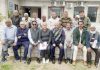 Jammu and Kashmir Sports Council retired employees during a meeting in Jammu.