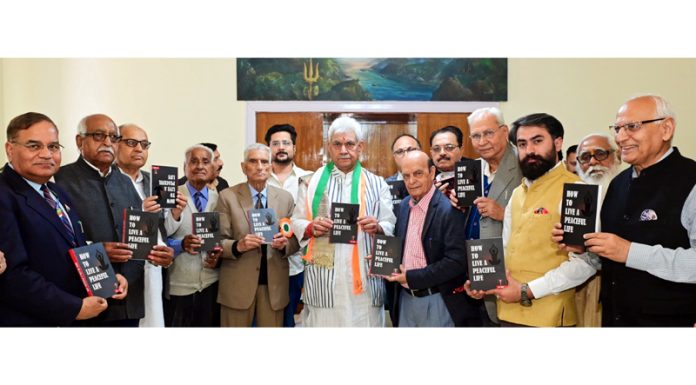 LG Manoj Sinha releasing a book on Friday.