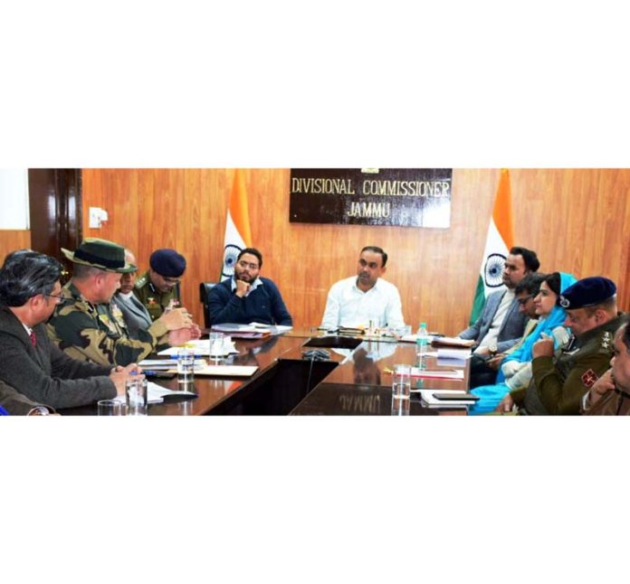 Div Com chairing a meeting on Thursday.3 Div Com chairing a meeting on Thursday.