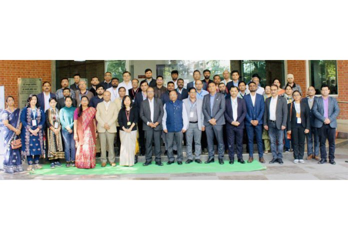 Dr Shaurya Darbari (Assistant Prof of Neurosurgery, AIIMS Jammu) along with officials from leading health institutions of India.