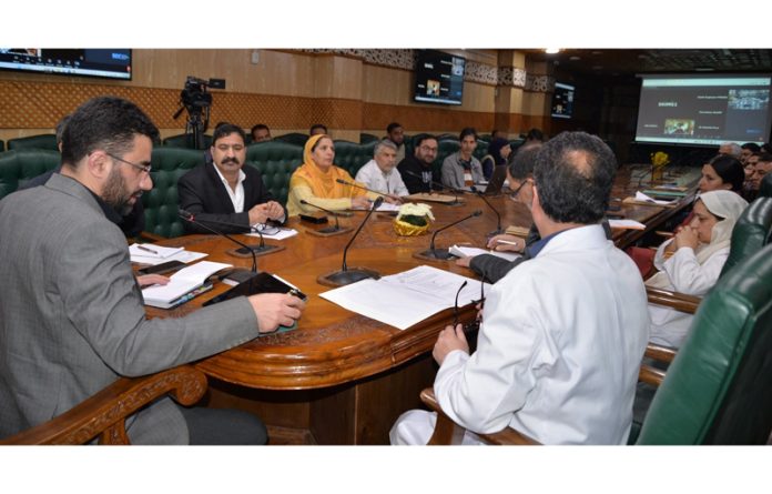 Secretary H&ME Dr Syed Abid Rasheed Shah chairing a meeting. Secretary H&ME Dr Syed Abid Rasheed Shah chairing a meeting.