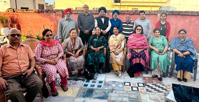 Poets during a multi-lingual Kavi Goshthi at Jammu on Sunday. Poets during a multi-lingual Kavi Goshthi at Jammu on Sunday.