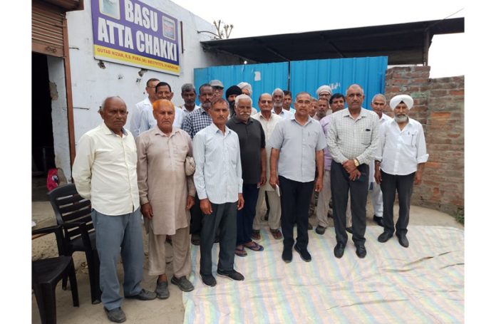 BSP president for J&K Unit Darshan Rana during poll campaign in RS Pura. BSP president for J&K Unit Darshan Rana during poll campaign in RS Pura.