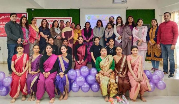 Principal, staff and students during valedictory function.