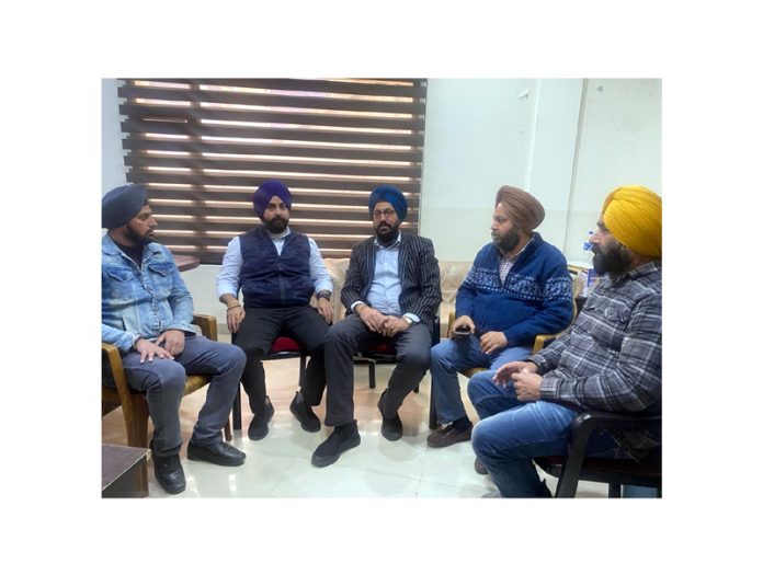 BJP Minority Morcha president, Ranjodh Singh Nalwa at a Morcha’s meeting at Jammu on Thursday. BJP Minority Morcha president, Ranjodh Singh Nalwa at a Morcha’s meeting at Jammu on Thursday.