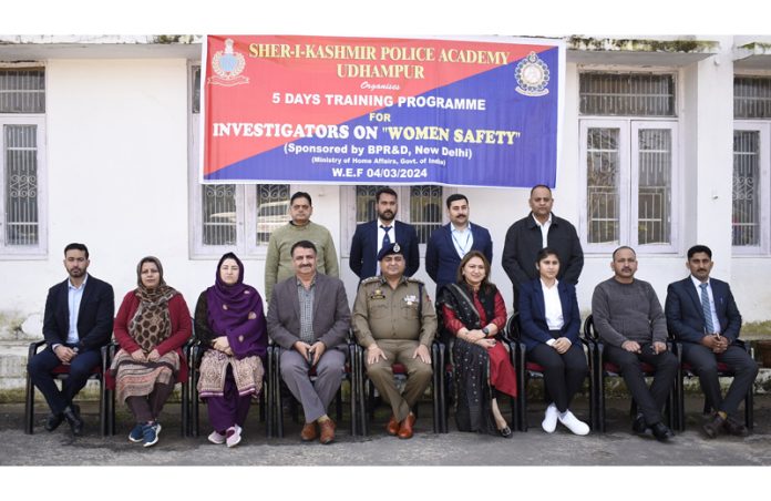 Dy Director SKPA with trainees at inaugural of training programme. Dy Director SKPA with trainees at inaugural of training programme.