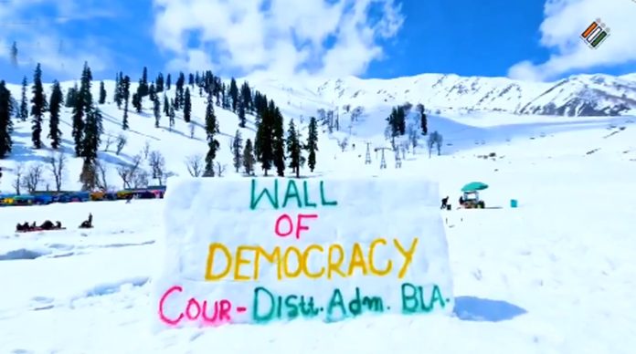 Jammu And Kashmir | Election Commission Posts Video Of SVEEP Program Held At Gulmarg