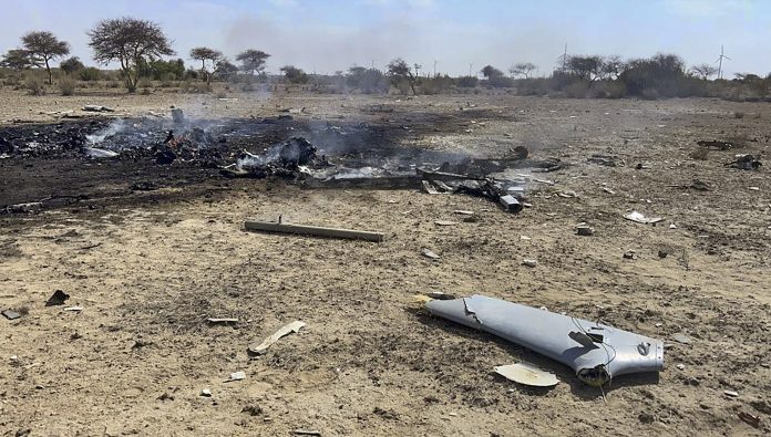 Remotely Piloted IAF Aircraft Crashes In Jaisalmer