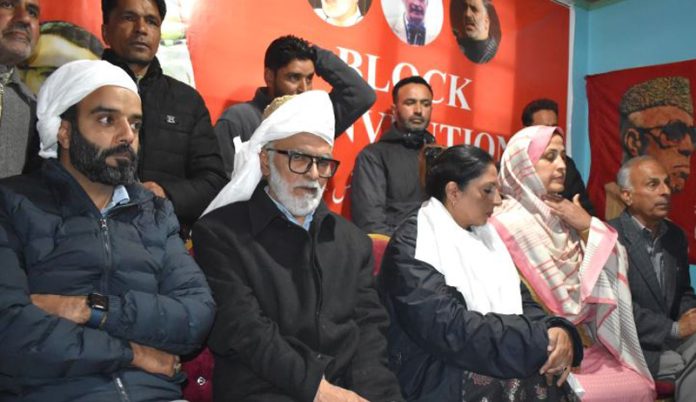 Sagar, Rather, Ruhullah address election rallies in Nishat, Charar Sharif