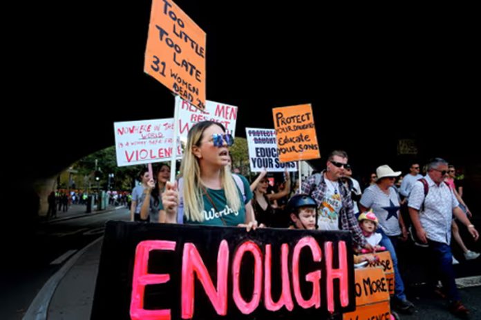 Thousands rally against violence towards women in Australia Thousands rally against violence towards women in Australia