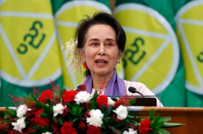 Aung San Suu Kyi has been moved from prison to house arrest due to heat wave, Myanmar military says Aung San Suu Kyi has been moved from prison to house arrest due to heat wave, Myanmar military says
