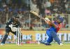 Rishab Pant playing a shot during match against Gujarat Titans in Ahmedabad on Wednesday.