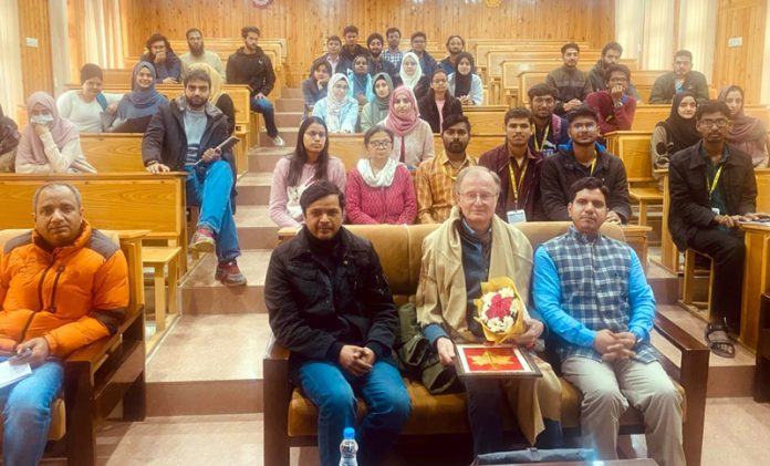 Prof. Quint from GSI, Germany at NIT Srinagar. Prof. Quint from GSI, Germany at NIT Srinagar.