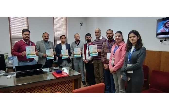 Officers of J&K Bank and LFO-BHF, NGO posing for a group photograph during a function on Friday.