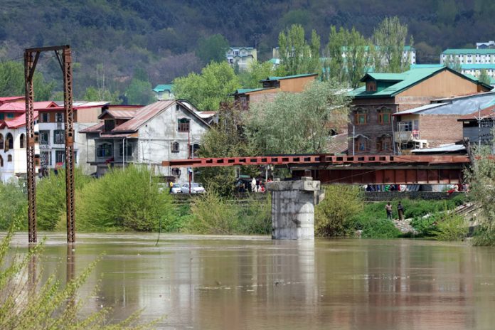 A view of the unfinished bridge. -Excelsior/Shakeel