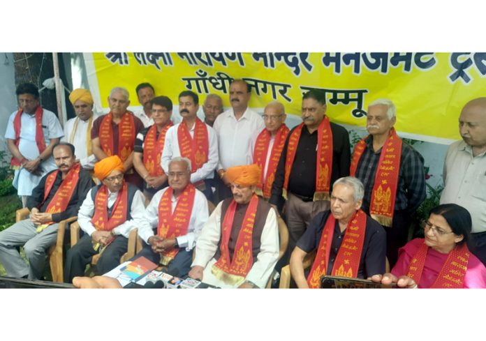 Representatives of various social & religious organizations during a meeting.