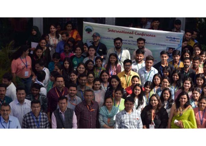 Participants of Intl conference at CUJ during valedictory function on Friday.
