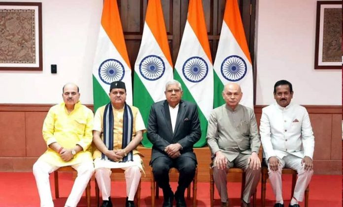 Three new members sworn-in as Rajya Sabha MPs