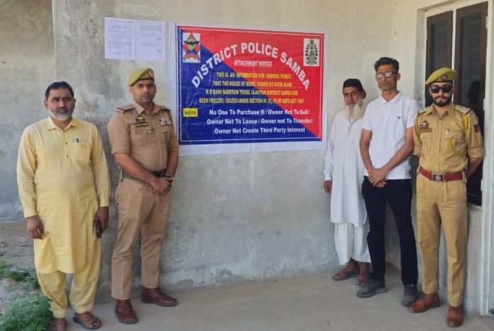 Drug Peddler's House Attached In Jammu and Kashmir's Samba