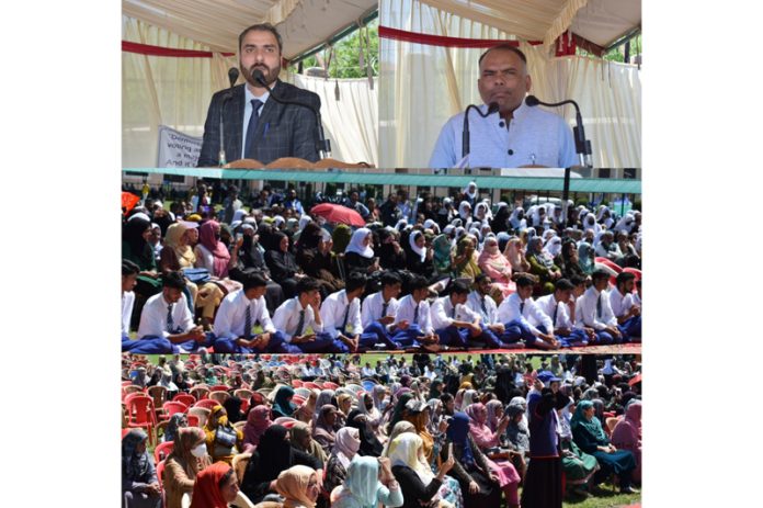 CEO-Thousands throng mega SVEEP event at GDC Pulwama; vows to vote for nation building