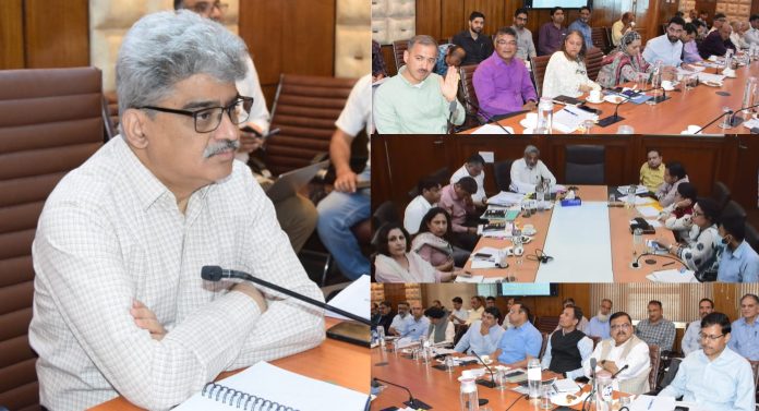 CS Atal Dulloo Reviews Progress On Budget Utilization For 2024-25 CS Atal Dulloo Reviews Progress On Budget Utilization For 2024-25