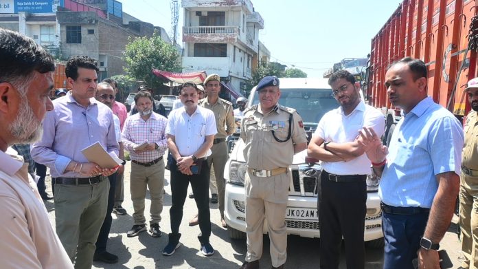 Div Com Jammu Conducts On Spot Inspection Of Upgradation Project Works In Transport Nagar Div Com Jammu Conducts On Spot Inspection Of Upgradation Project Works In Transport Nagar