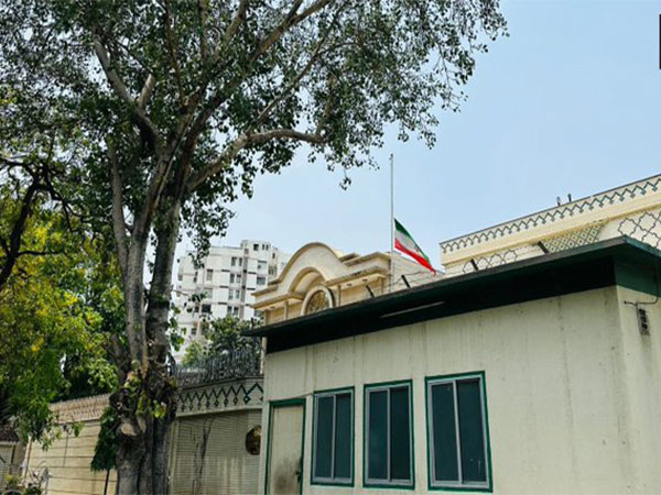 Iranian Embassy in New Delhi lowers its flag to half-mast after death of President Raisi in chopper crash Iranian Embassy in New Delhi lowers its flag to half-mast after death of President Raisi in chopper crash
