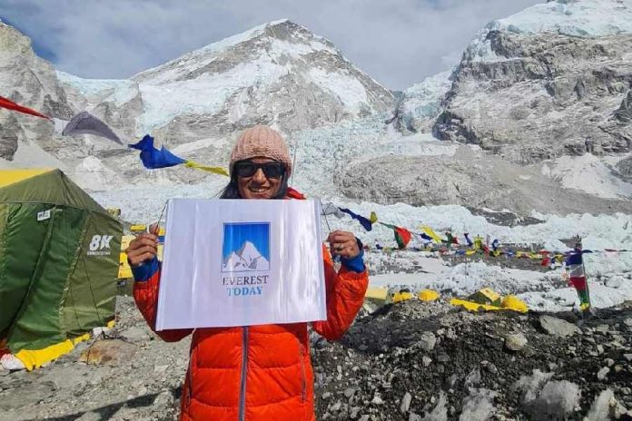 Nepal's Purnima Shrestha sets record by