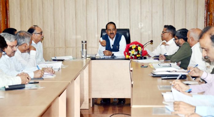 Vice Chancellor SKUAST-Jammu, Dr B N Tripathi chairing Academic Council meeting. Vice Chancellor SKUAST-Jammu, Dr B N Tripathi chairing Academic Council meeting.