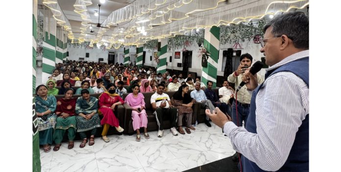 BJP general secretary, Vibodh Gupta addressing a meeting of party's SC Morcha at Rajouri on Saturday, BJP general secretary, Vibodh Gupta addressing a meeting of party's SC Morcha at Rajouri on Saturday,