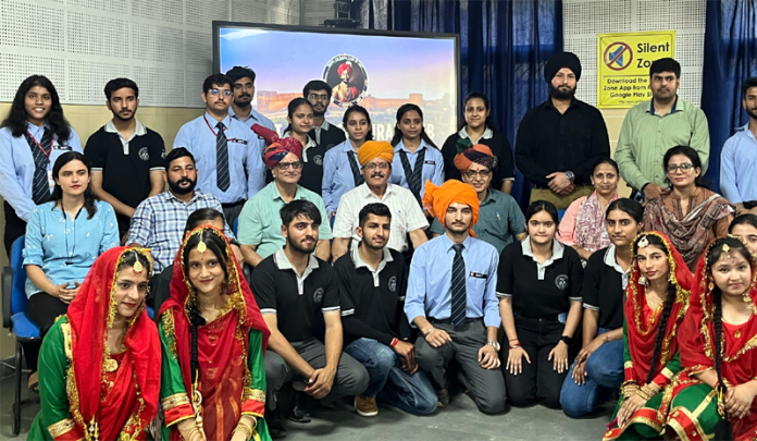 MIET students posing with faculty and guests during inaugural function of their Dogri Cultural Club. MIET students posing with faculty and guests during inaugural function of their Dogri Cultural Club.