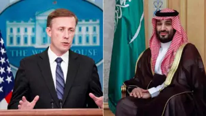 US national security adviser, Saudi Arabia's crown prince meet to discuss 'semi-final' security deal US national security adviser, Saudi Arabia's crown prince meet to discuss 'semi-final' security deal