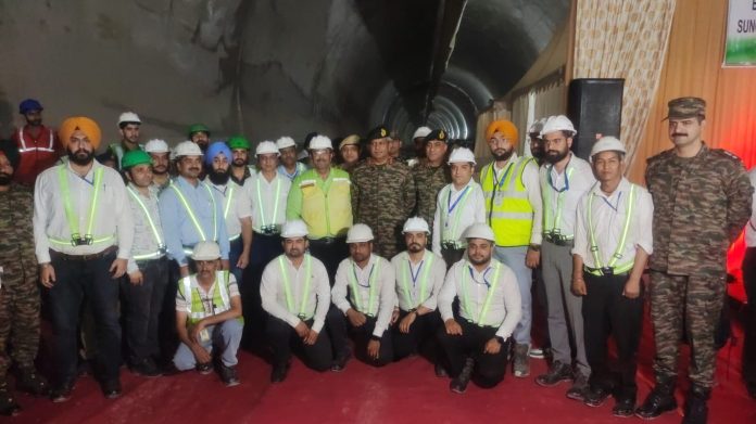 BRO Achieves Milestone, Breaks Through 2.79-Km Sungal Tunnel Along Jammu-Poonch Highway
