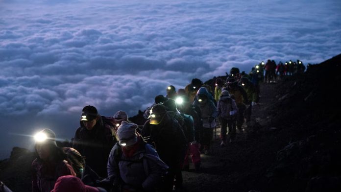 We can't have nice things! Japan imposes new rules to climb Mt. Fuji to fight overtourism, littering
