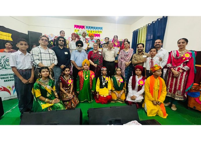 Participating students posing for a group photograph with dignitaries during a function organised on Wednesday. Participating students posing for a group photograph with dignitaries during a function organised on Wednesday.