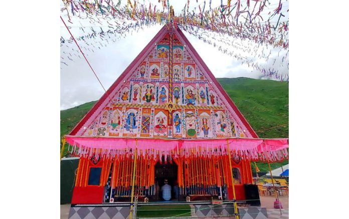 A view of Shree Machail Mata Temple.A view of Shree Machail Mata Temple. A view of Shree Machail Mata Temple.
