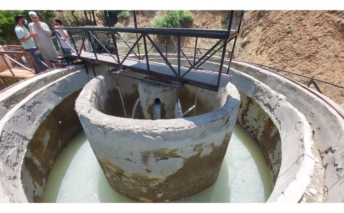 Gutli Bagh reservoir. —Excelsior/Firdous Gutli Bagh reservoir. —Excelsior/Firdous