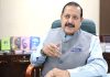 Union Minister Dr Jitendra Singh in an elaborate media interview.