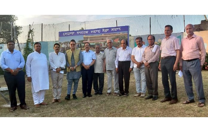 Dr. Kasturi Lal, Managing Director DOGRA along with others during a function organised in Jammu on Monday. Dr. Kasturi Lal, Managing Director DOGRA along with others during a function organised in Jammu on Monday.