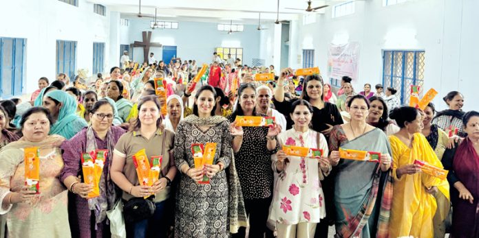 Ruchika Gupta, Chairperson FICCI FLO along with others during a function in Jammu on Sunday. Ruchika Gupta, Chairperson FICCI FLO along with others during a function in Jammu on Sunday.