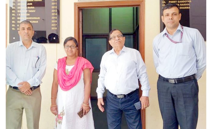 Prof M K Soni visiting SMVDU. Prof M K Soni visiting SMVDU.