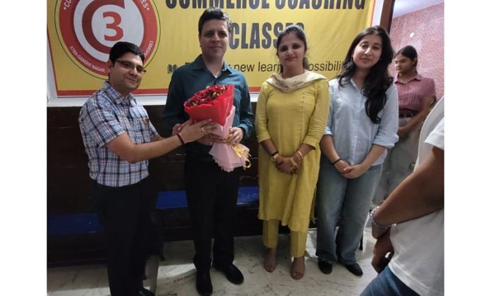 Commissioner/Secretary Sanjeev Verma at C3 institute on Saturday. Commissioner/Secretary Sanjeev Verma at C3 institute on Saturday.