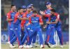 Delhi Capitals celebrating after defeating Rajasthan Royals by 20 runs.